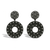 Ziva Silver Clip-On Earrings