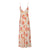 Rouge Multi Watercolor Hibiscus Midi Slip