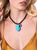 Blue Cape Necklace