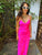 Hot Fuchsia Midi Bias Slip