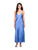 Cornflower Blue Midi Bias Slip