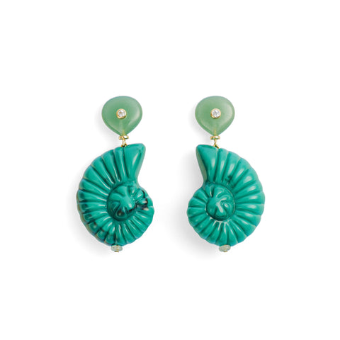 Green Madaket Earrings