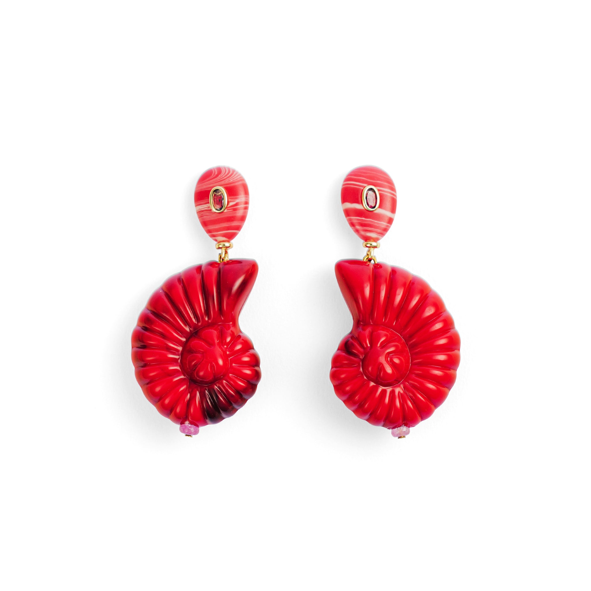 Red Madaket Earrings
