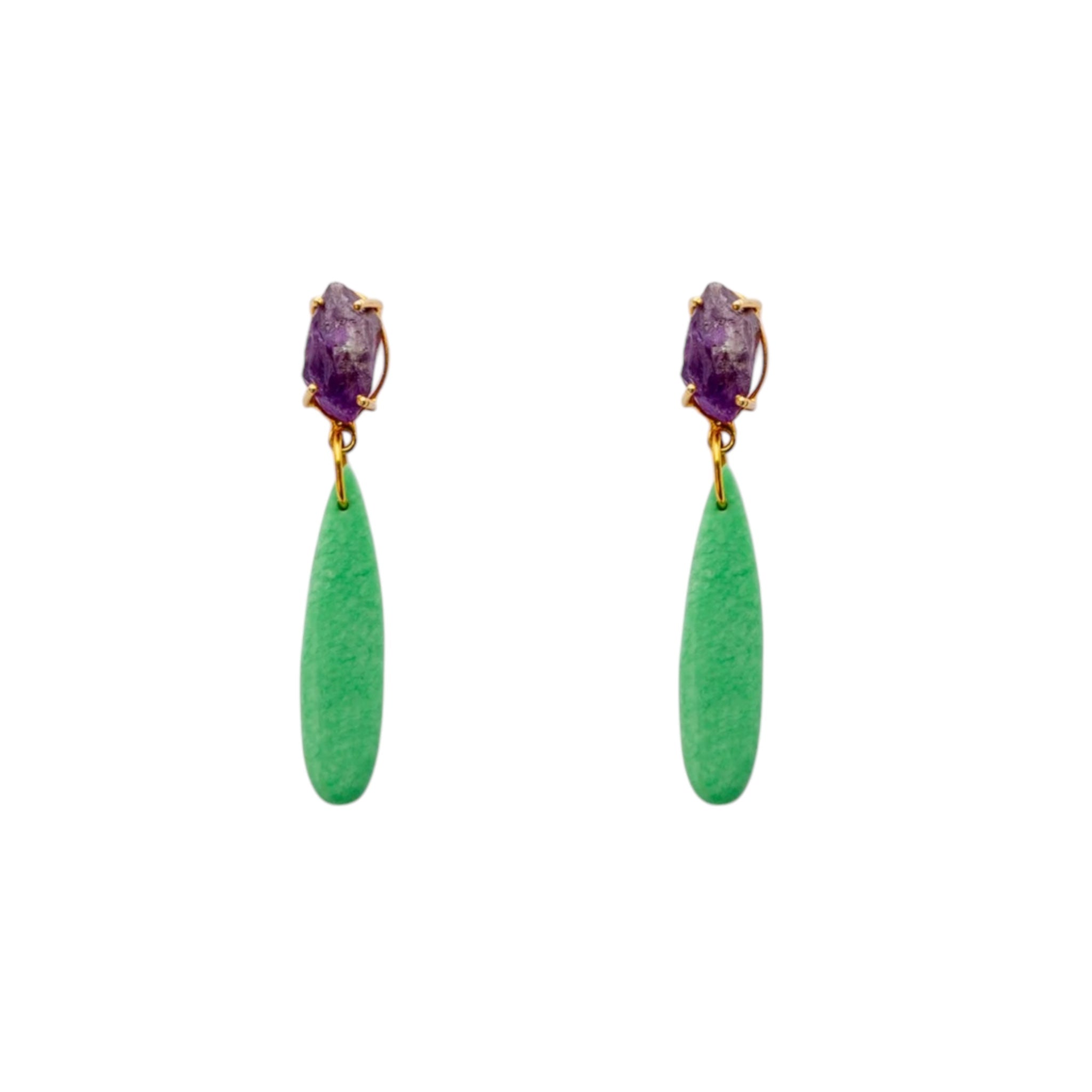 Enoki Tear Drop Earrings