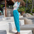 Neon Turquoise Velour Jogger - Dannijo