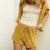 Camel Velour Raglan Sweatshirt - Dannijo
