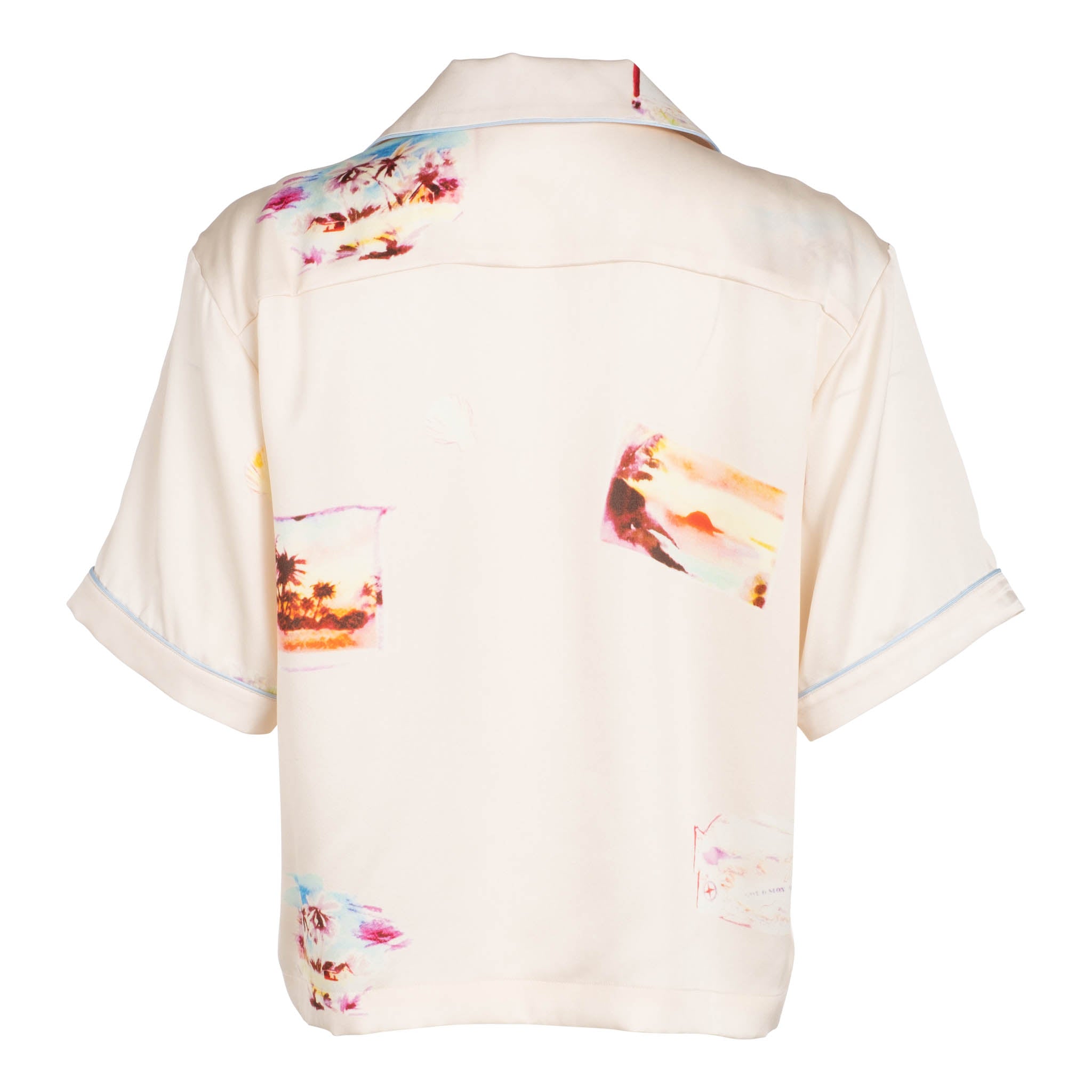 Vignette Print Bowling Shirt