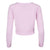 Mauve V-Neck Cropped Cardigan