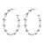 Lewis Silver Hoop Earrings - Dannijo