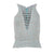 Blue Cotton Crochet Beaded Tank - Dannijo