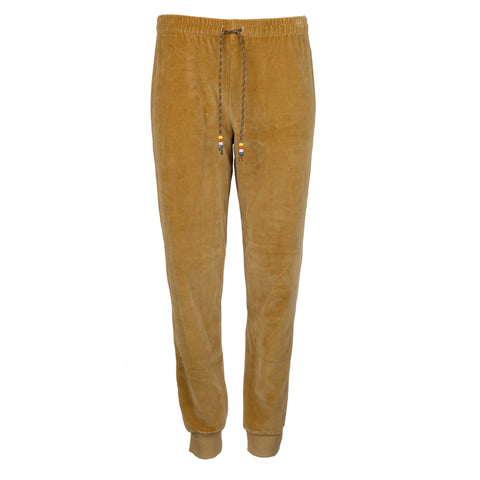 Camel Velour Jogger - Dannijo