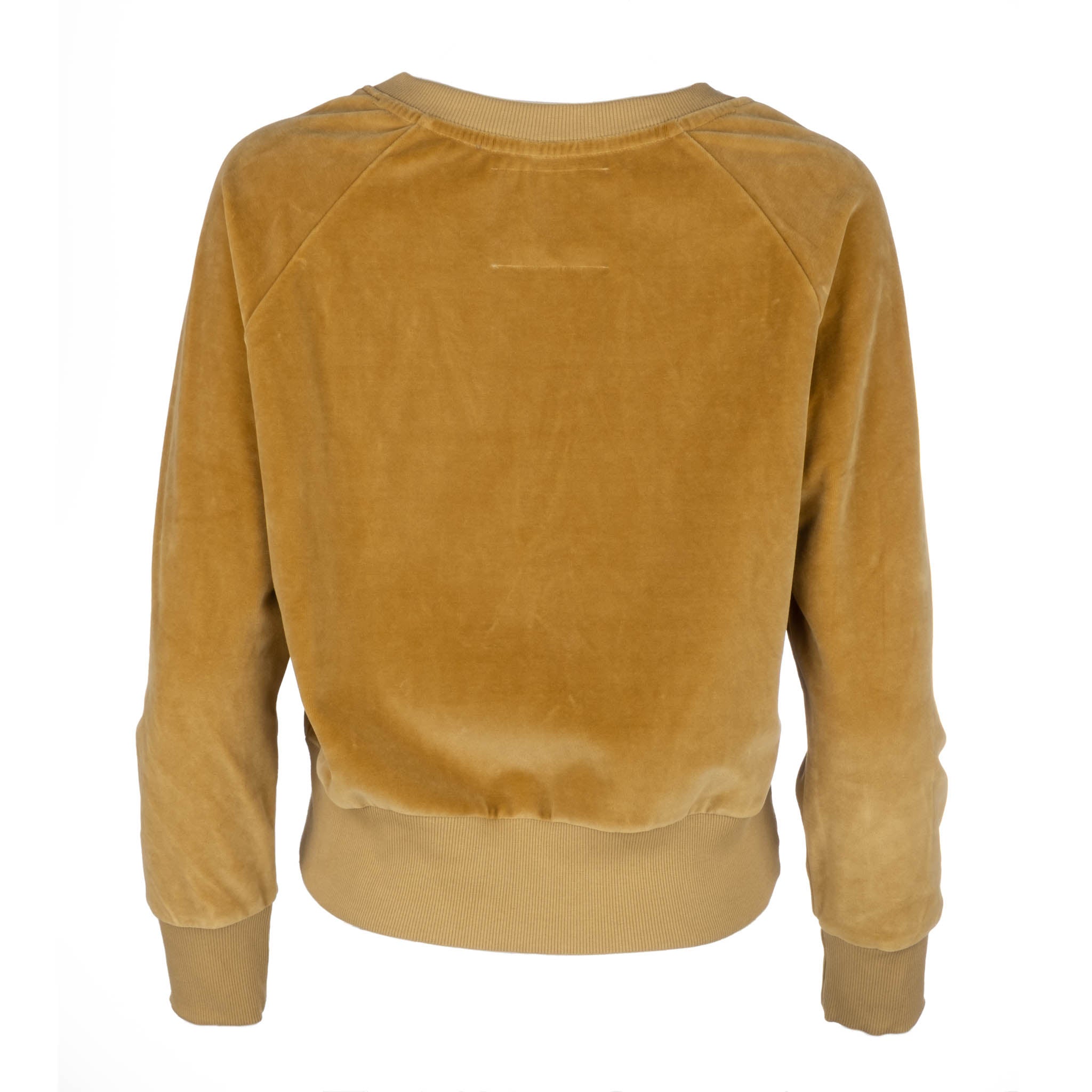 Camel Velour Raglan Sweatshirt - Dannijo