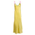 Citron Lace-Trim Maxi Slip Dress