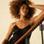 Noir Crystal Strap Long Silk Slip Dress - Dannijo