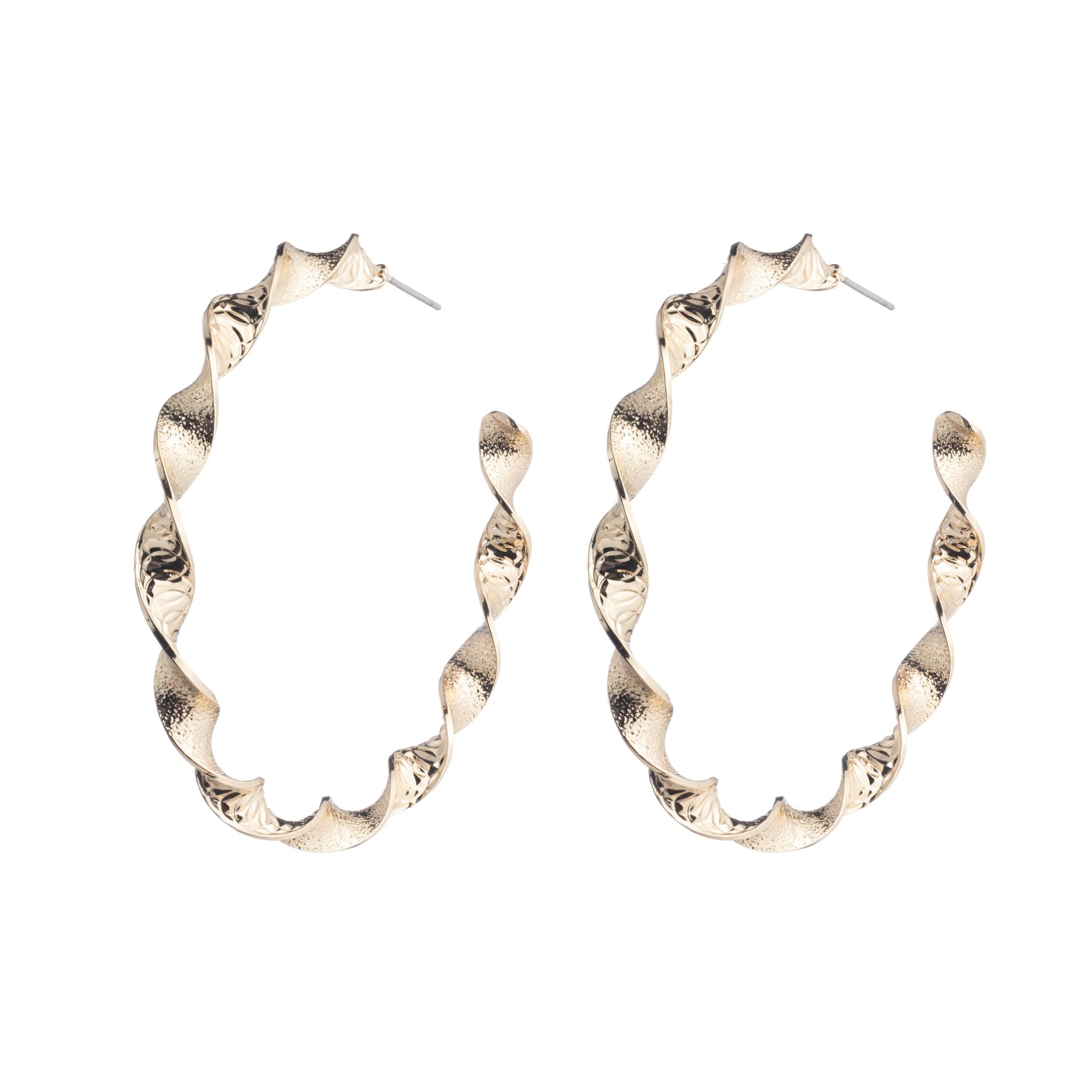 Lewis Gold Hoop Earrings - Dannijo