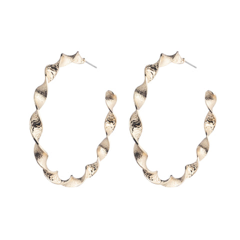 Lewis Gold Hoop Earrings - Dannijo