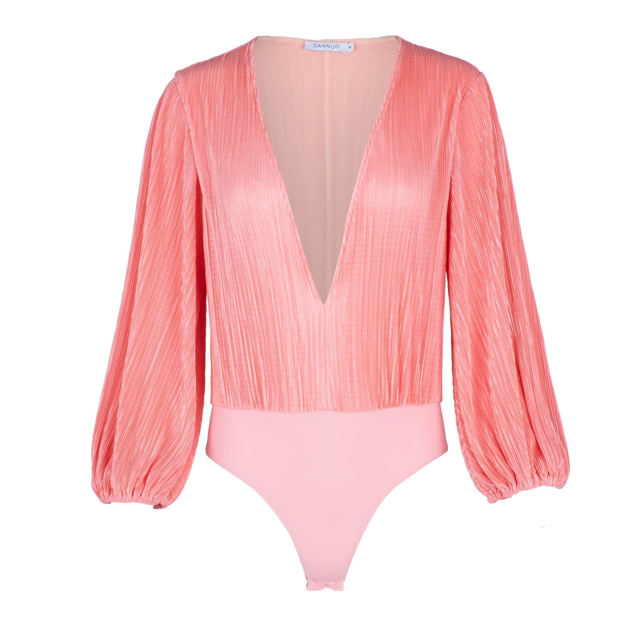 Pink Bell Sleeve Bodysuit - Dannijo