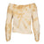 Banana Tie Dye Raglan Off Shoulder Sweatshirt - Dannijo