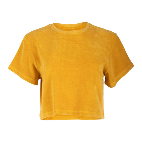 Mango Cropped Terry Tee - Dannijo