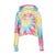 Neon Tie Dye Cropped Hoodie - Dannijo