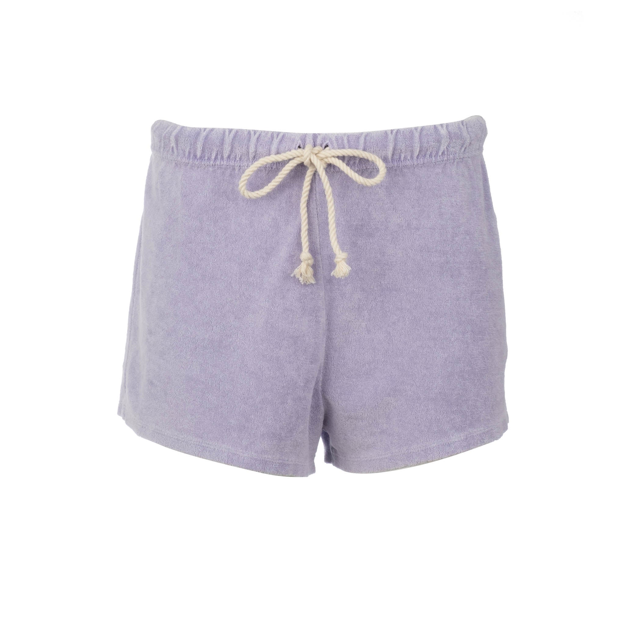 Purple Terry Shorts - Dannijo