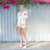 Vignette Print Bowling Shirt
