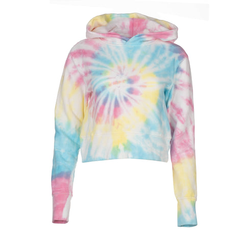 Multi Tie Dye Cropped Hoodie - Dannijo