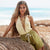 Yellow Cotton Crochet Beaded Tank - Dannijo