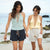 Blue Cotton Crochet Beaded Tank - Dannijo