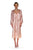 Dusty Rose Kimono Sleeve Wrap Top