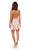 Dusty Rose Asymmetric Mini Slip Dress