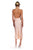 Dusty Rose Open Back Cross Strap Midi Dress
