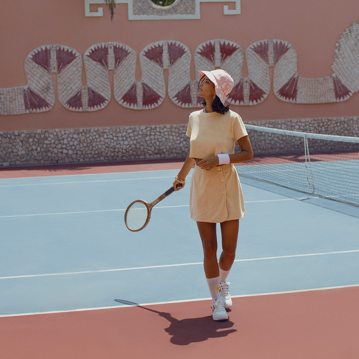 Vanilla Terry Wrap Skirt - Dannijo