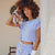 Blue Terry Crop Top - Dannijo