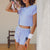 Blue Terry Crop Top - Dannijo